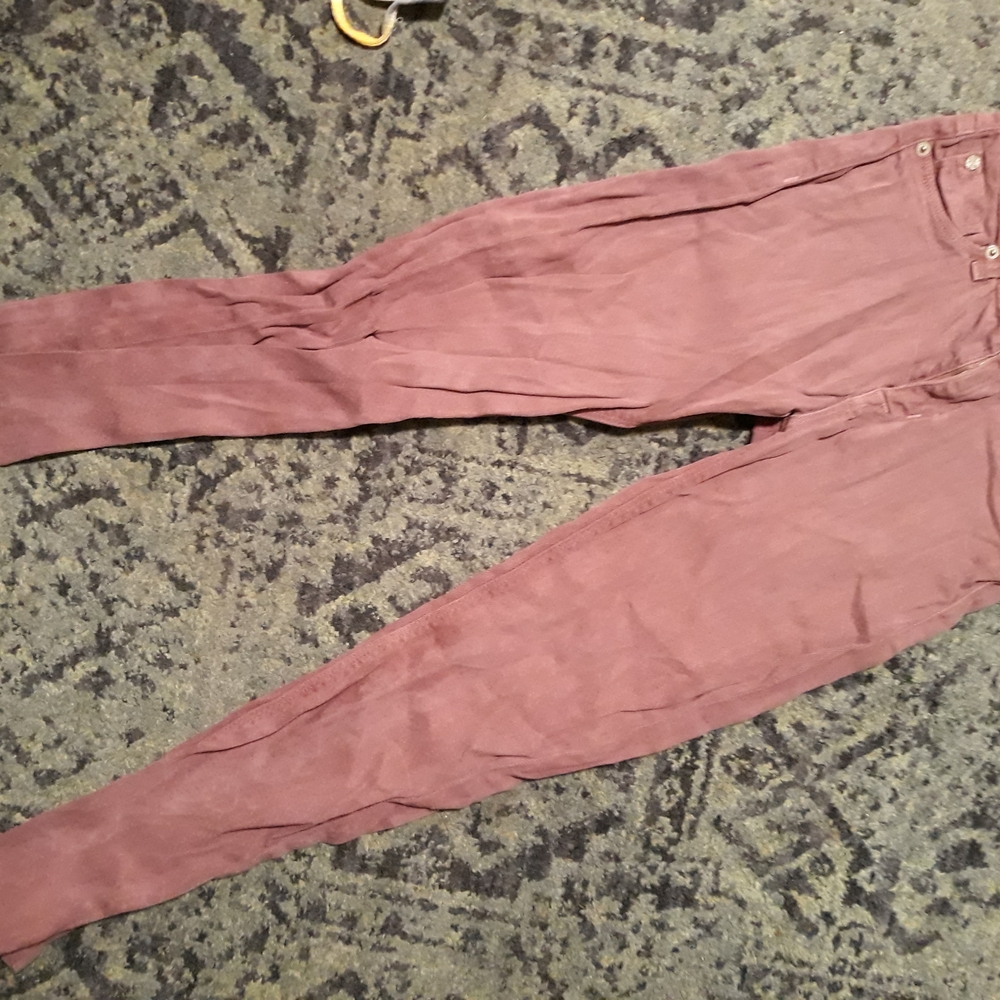 Hudson Jeans Mauve High-Rise Pants